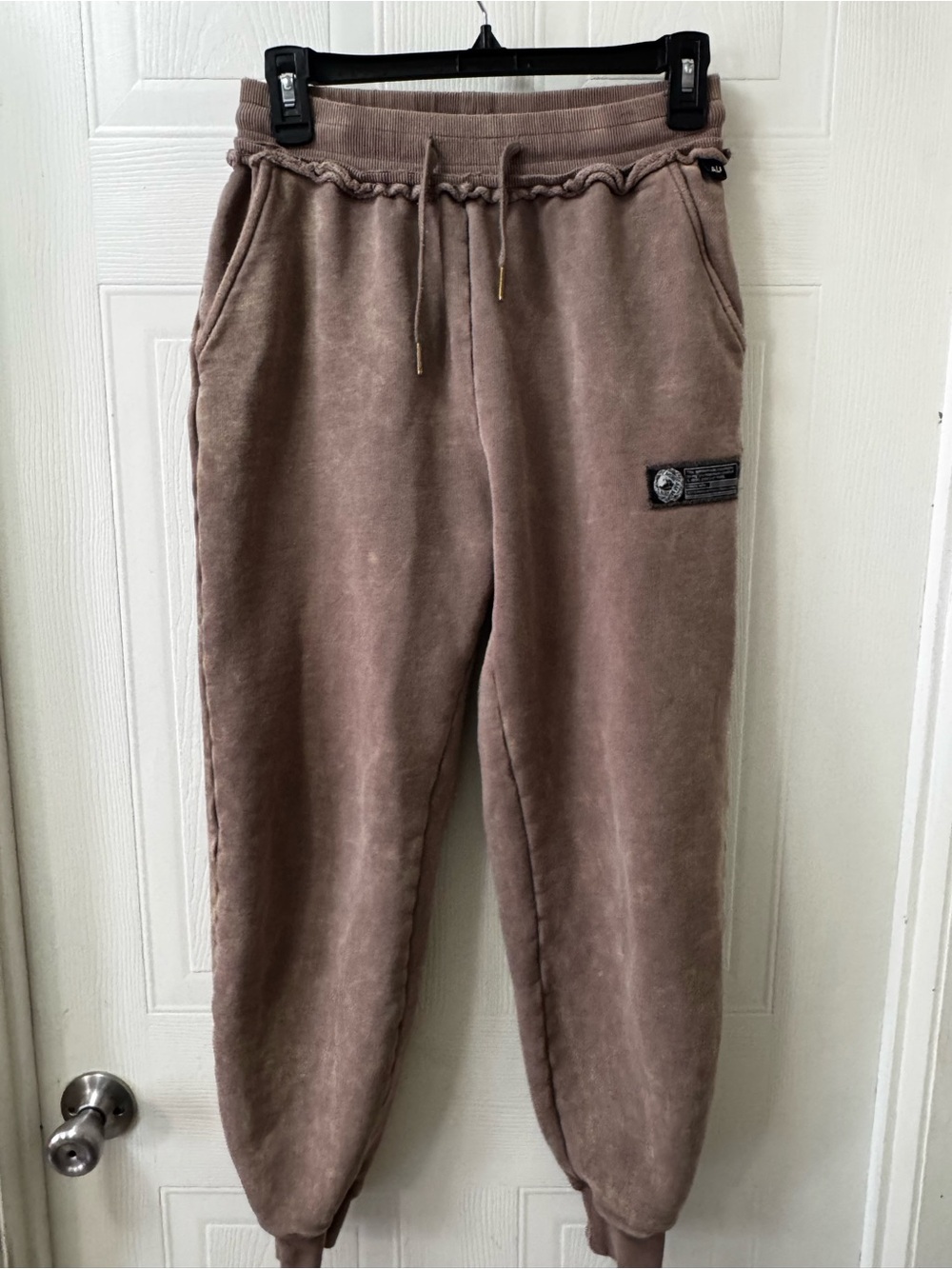 Alphalete Taupe Drawstring Jogger Sweatpants